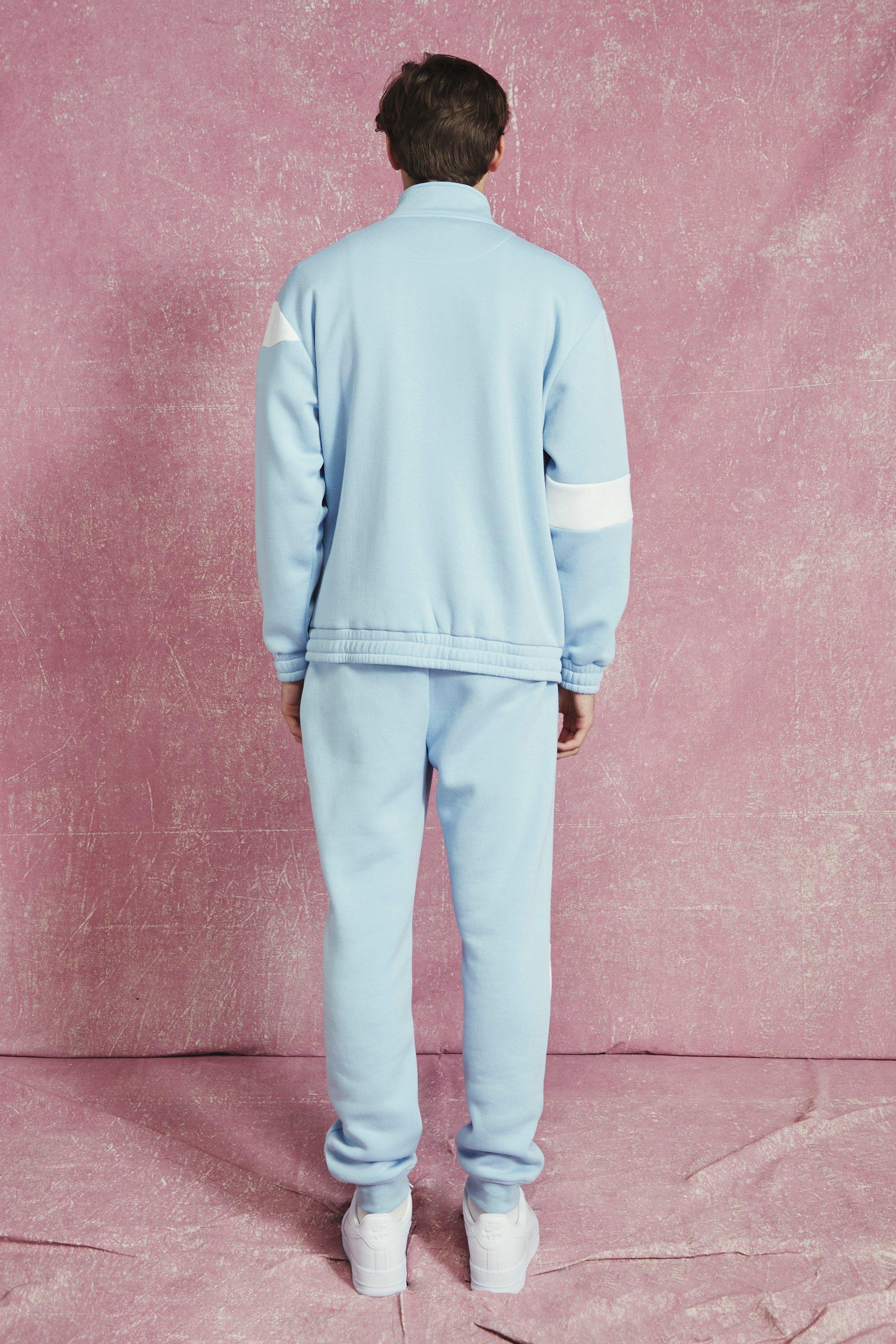 Baby blue tracksuit on sale mens